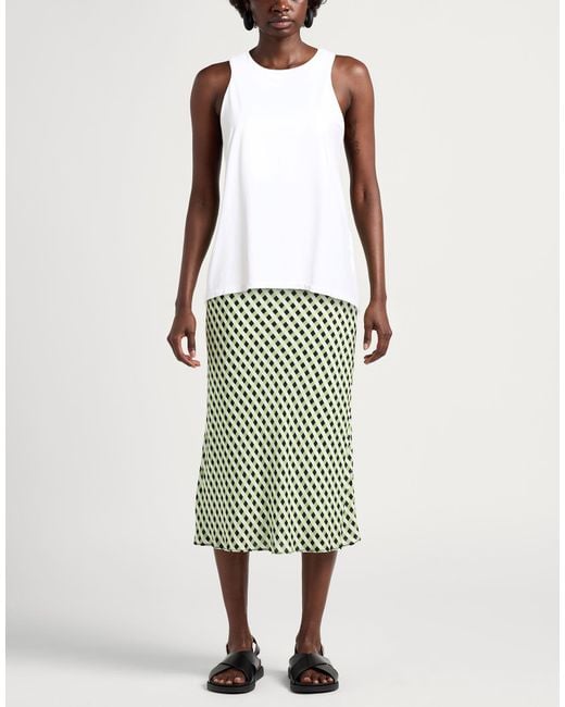 Rrd White Tank Top Polyamide, Elastane