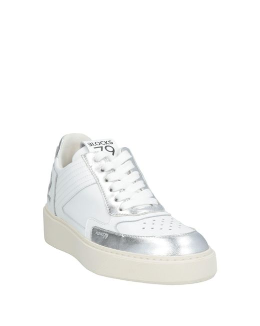 BLOCKS 79 White Sneakers