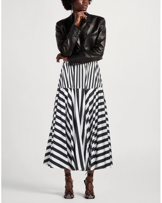 Patou White Midi-Rock