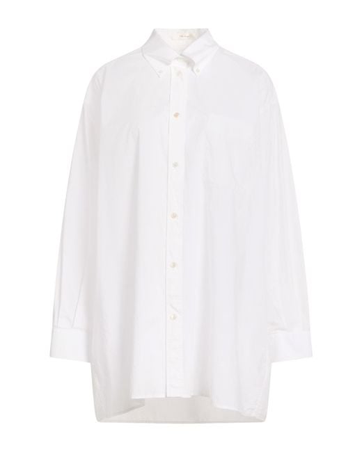 The Row White Shirt Cotton