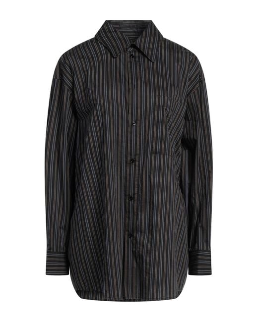 Lemaire Black Midnight Shirt Cotton, Silk