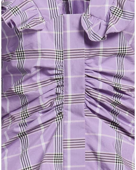 MSGM Purple Shirt Cotton, Polyester