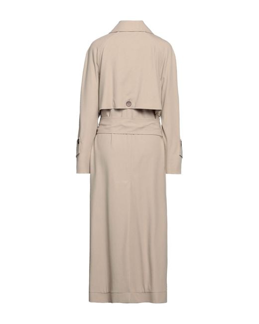 Ferragamo Natural Overcoat & Trench Coat