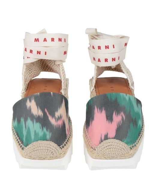 Marni Green Espadrilles