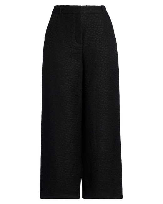 CECILIE BAHNSEN Black Pants Acrylic, Viscose, Wool, Polyamide