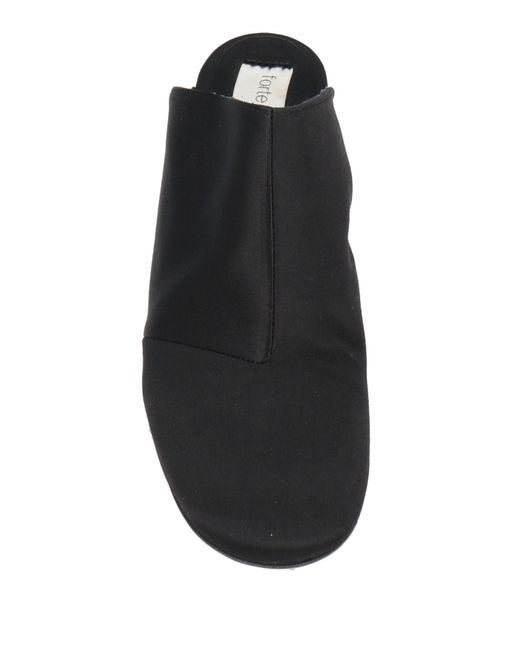 Forte_forte Black Mules & Clogs