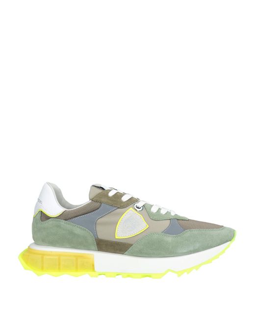 Philippe Model Green Trainers for men
