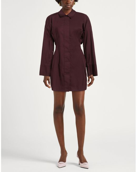 Staud Purple Mini-Kleid