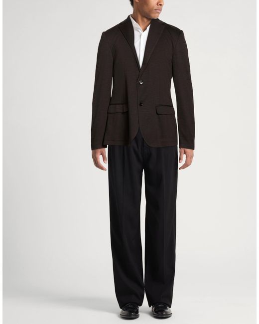 Daniele Alessandrini Black Blazer for men