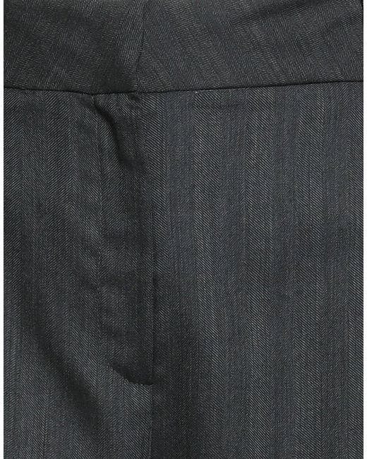 Marella Black Pants Virgin Wool, Polyester, Viscose