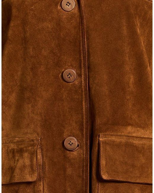 Myskin Brown Jacket Leather
