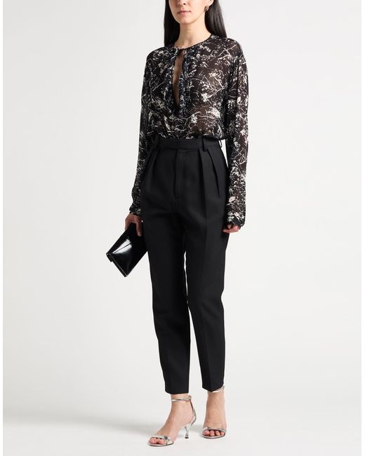 8pm Gray Bodysuit Viscose, Modal, Wool, Elastane