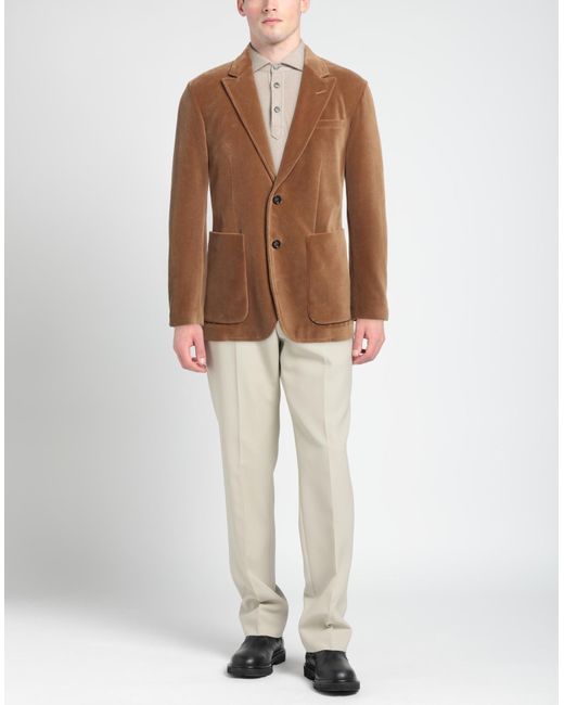Paolo Pecora Brown Blazer for men