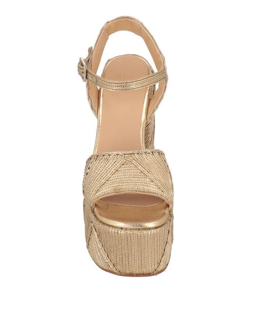 Castaner Natural Sandals Leather