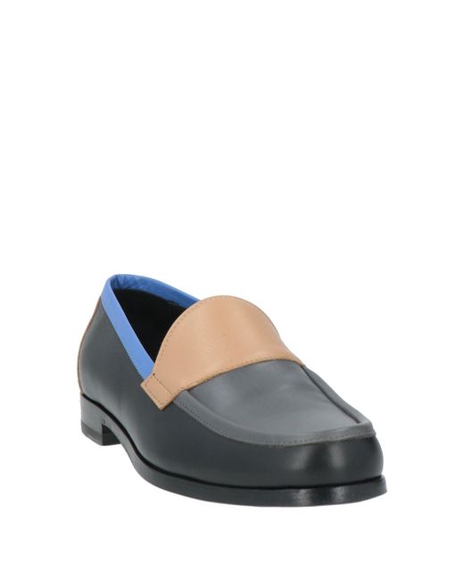 Pierre Hardy Blue Loafers Leather
