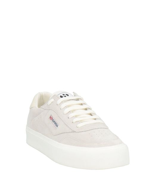 Superga White Light Sneakers Leather