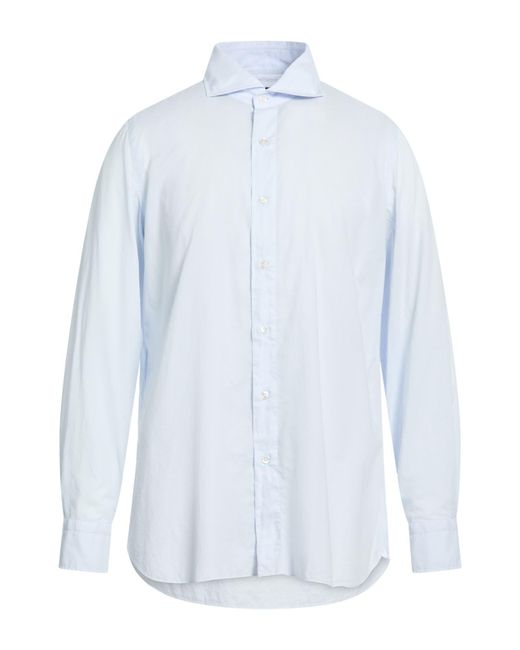 Finamore 1925 Blue Shirts for men