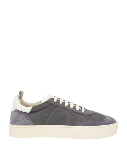 Officine Creative Gray Sneakers Leather