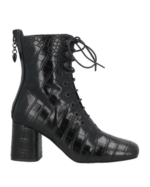Love Moschino Black Ankle Boots