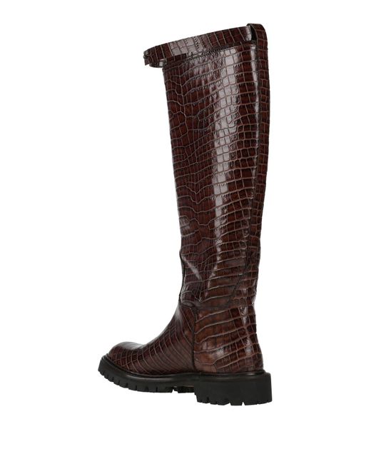 Rhude Brown Chocolate Boot Leather