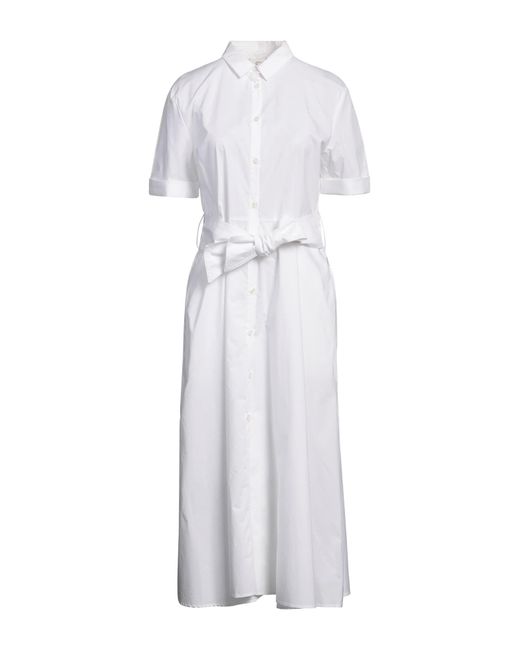 Woolrich White Midi Dress