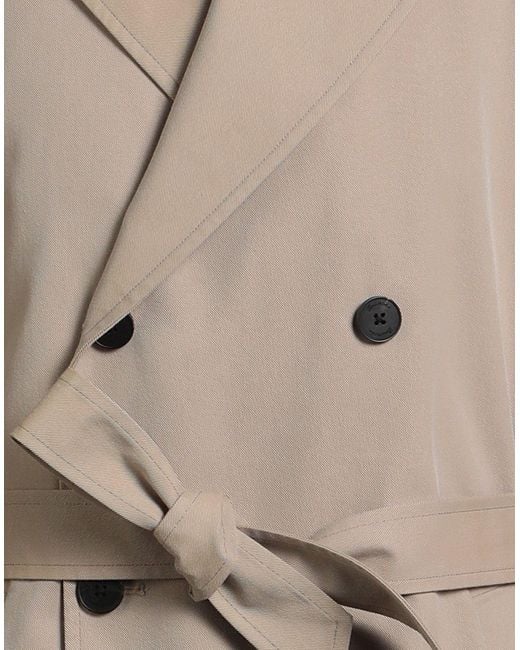 Drumohr Natural Overcoat & Trench Coat Cotton, Polyamide for men
