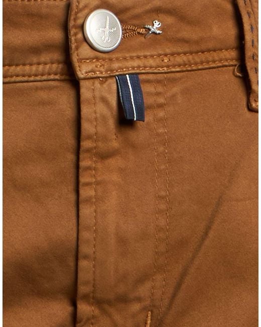 Tramarossa Brown Pants Cotton, Polyester, Elastane for men