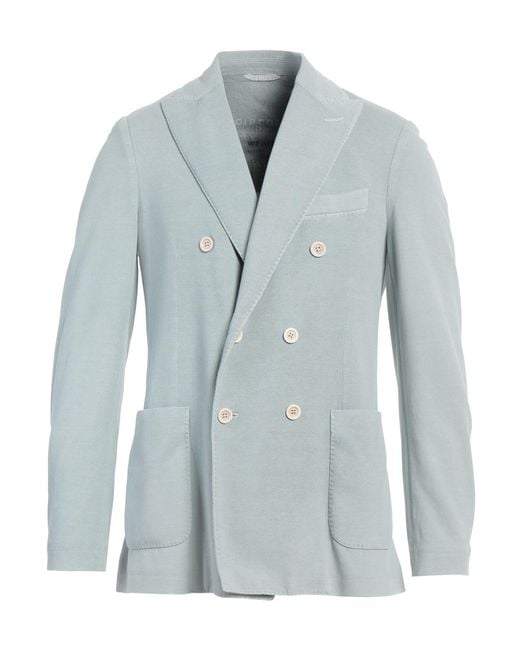 Circolo 1901 Blue Blazer Cotton, Elastane for men
