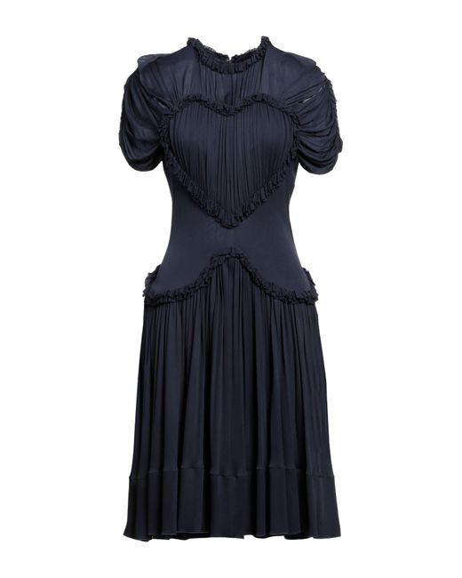 Victoria Beckham Blue Midi Dress