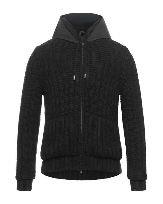 Herno Black Jacket Alpaca Wool, Polyamide, Polyester for men