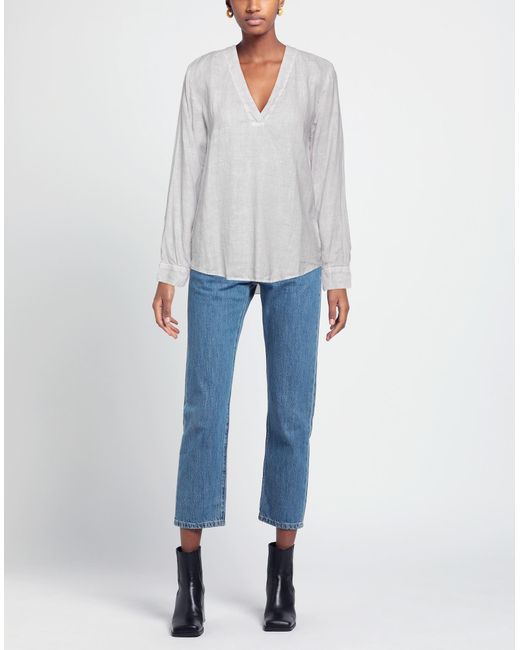 120% Lino White Top