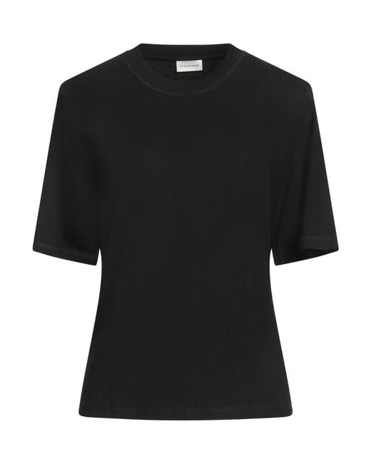 By Malene Birger Black T-Shirt Organic Cotton