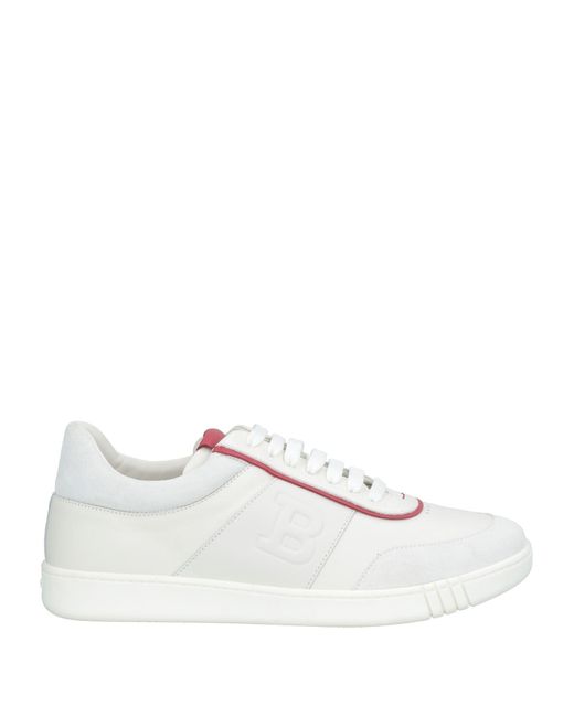 Bally White Sneakers Leather for men