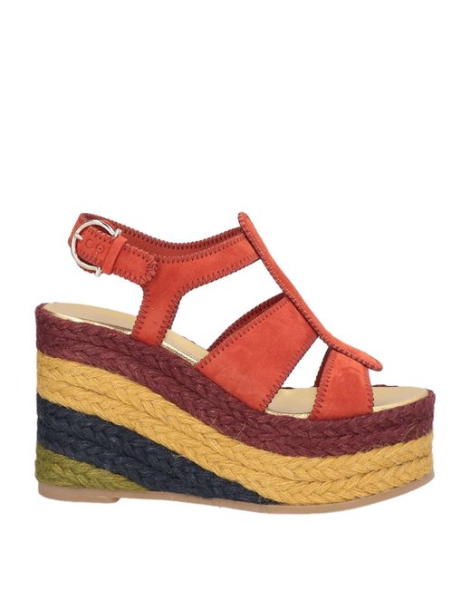 Ferragamo Red Espadrilles