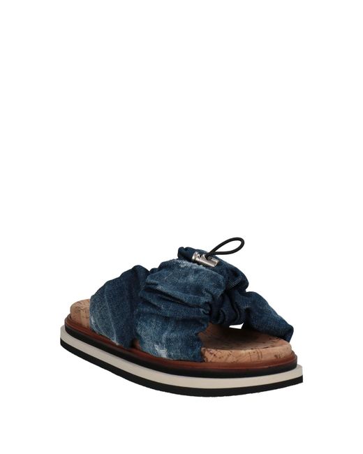 Hogan Blue Sandals