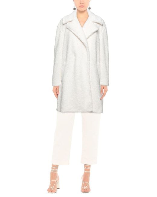 Guess White Shearling & Teddy