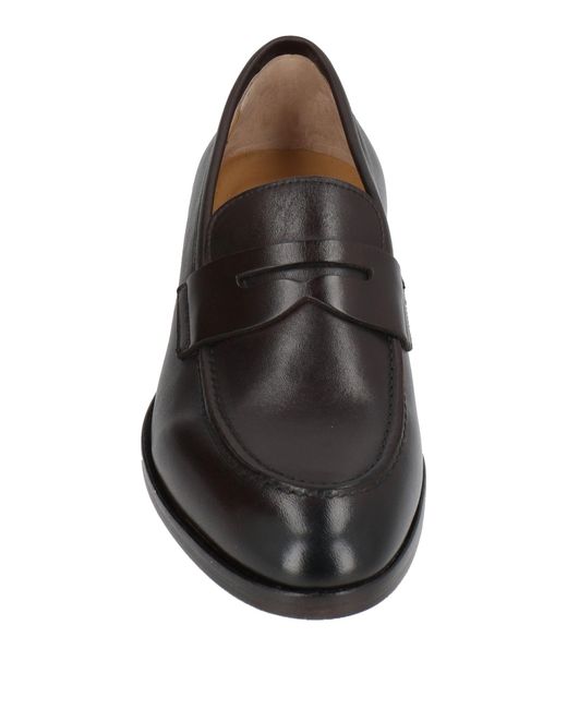 Testoni Gray Loafers Leather for men