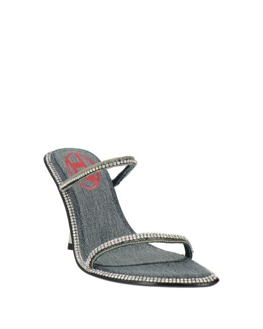 DIESEL Metallic Sandals