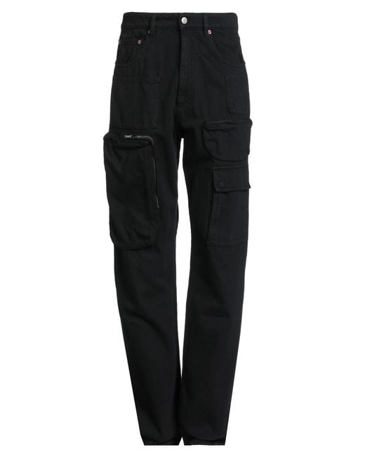 MM6 by Maison Margiela Black Pants Cotton for men