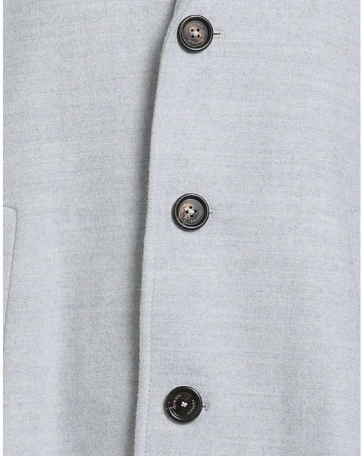 Eleventy Gray Light Coat Wool for men
