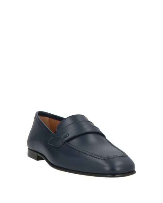 Baldinini Blue Loafers Leather for men