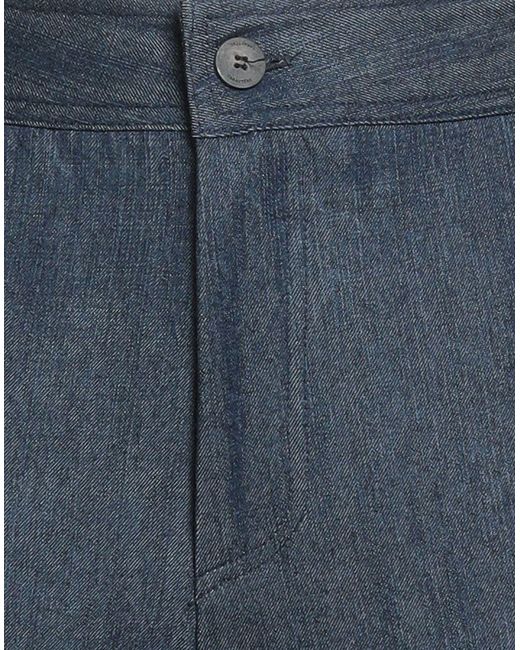 Caractere Blue Pants Lyocell