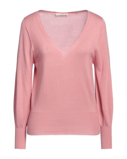 Zanone Pink Sweater Cotton, Silk
