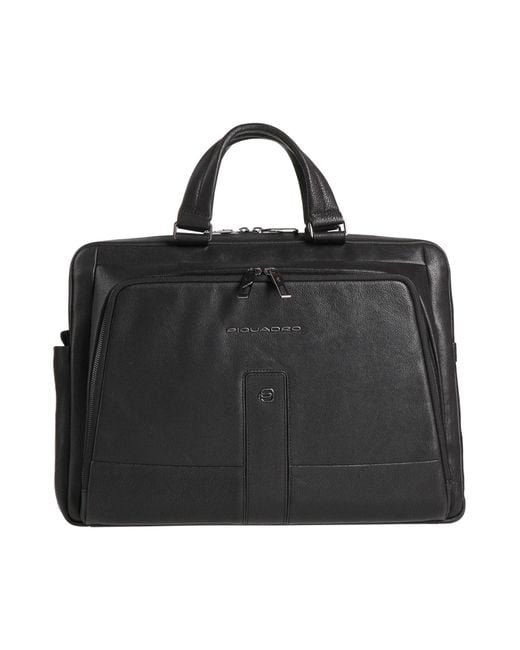 Piquadro Black Handbag for men