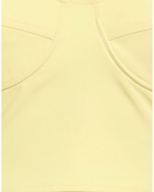 Suoli Yellow Top Polyester, Viscose, Elastane