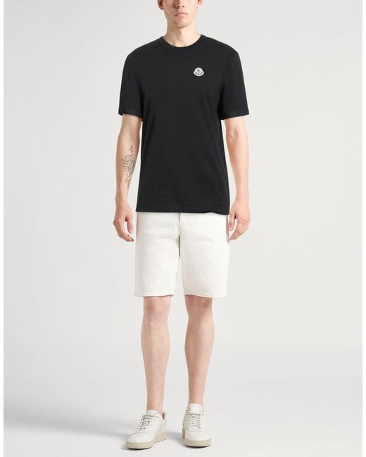 Moncler Black T-Shirt for men