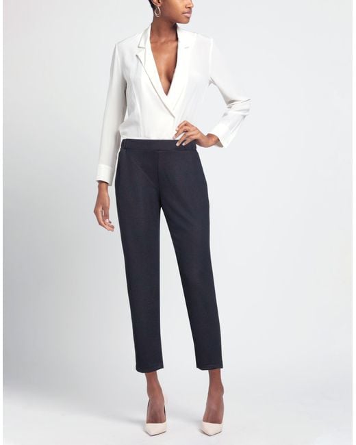 Ottod'Ame Blue Pants Viscose, Polyester, Polyamide, Elastane