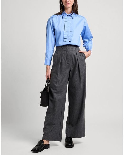 Sandro Blue Shirt Cotton