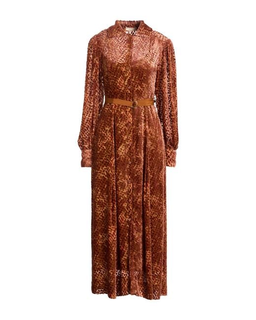 Ulla Johnson Brown Maxi Dresses