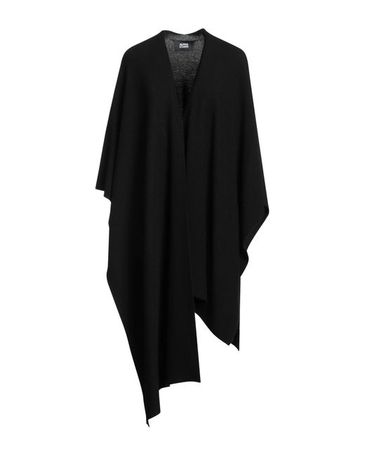 Poncho Alpha Studio de color Black